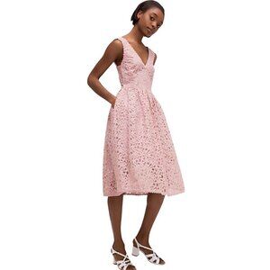 Kate Spade NWT Floral Lace Fit And Flare Free Midi Size 14